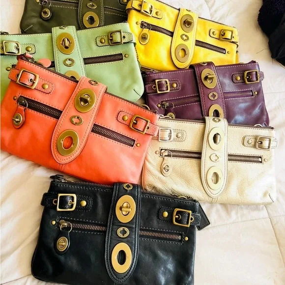 Coach Bridgit Brown Leather Shoulder Bag - Picture 9 of 9